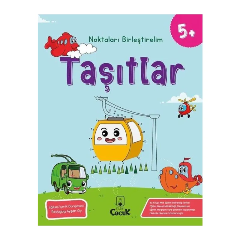 Noktaları Birleştirelim - Taşıtlar +5 Yaş