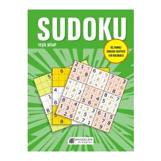 Sudoku Yeşil - Üç Farklı Zorluk Seviyesi 159 Bulmaca