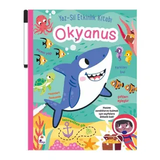 Yaz-Sil Etkinlik Kitabı - Okyanus (mli)