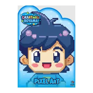 Pixel Art Zamanı - Çıkartmalı Boyama Kitabı