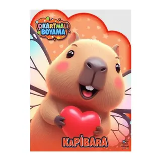 Kapibara Zamanı - Çıkartmalı Boyama Kitabı