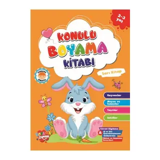 Konulu Boyama - Sarı (2-3 Yaş)