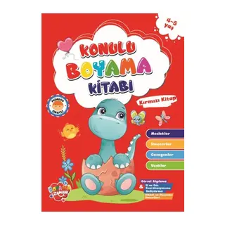 Konulu Boyama - Kırmızı (4-5 Yaş)