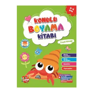 Konulu Boyama - Yeşil (5-6 Yaş)