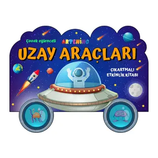 Taşıtlar Serisi - Uzay Araçları Çıkartmalı Etkinlik Kitabı