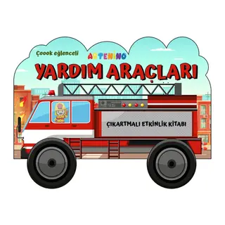 Taşıtlar Serisi - Yardım Araçları Çıkartmalı Etkinlik Kitabı