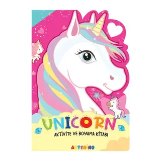 Unicorn - Aktivite ve Boyama Kitabı Serisi
