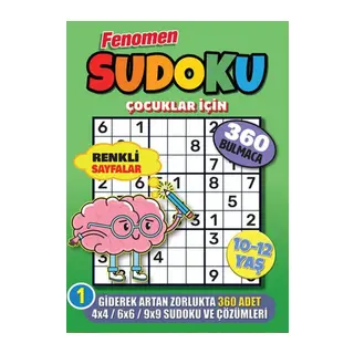 Fenomen Çuklar İçin Sudoku 10-12 Yaş