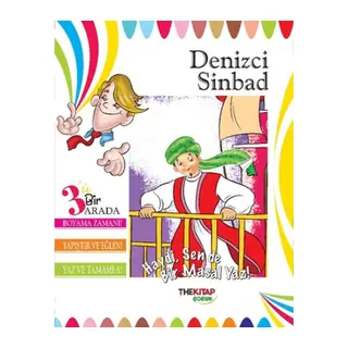 Denizci Sinbad (Üçü Bir Arada Etkinlik Kitabı)