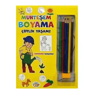 Muhteşem Boyama - Çiftlik Yaşamı + 6lı Boya mi