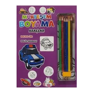 Muhteşem Boyama - Araçlar + 6lı Boya mi