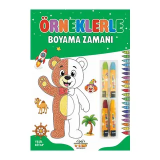 Örneklerle Boyama Zamanı - Yeşil