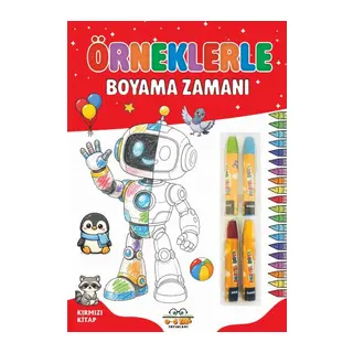 Örneklerle Boyama Zamanı - Kırmızı