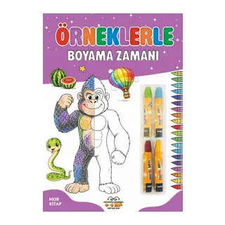 Örneklerle Boyama Zamanı - Mor