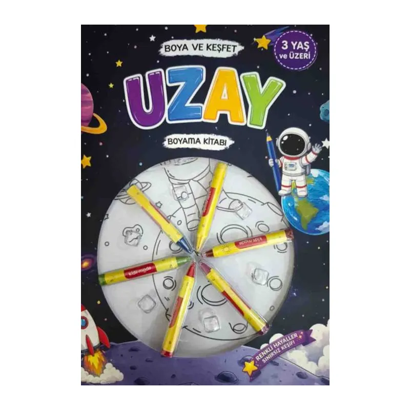 Boya Keşfet- Uzay Boyama Kitabı