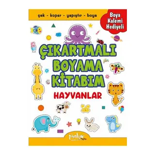 Çıkartmalı Boyama Hayvanlar
