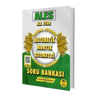 Tasarı Yayınları ALES All Star Sayısal Yetenek Matematik Mantık Geometri Soru ası