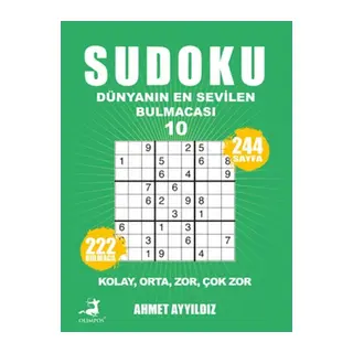 Sudoku Dünyanın En Bulmacası 10