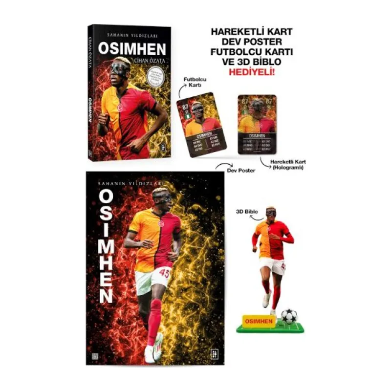 Osimhen - Sahanın Yıldızları - 3D Biblo li!