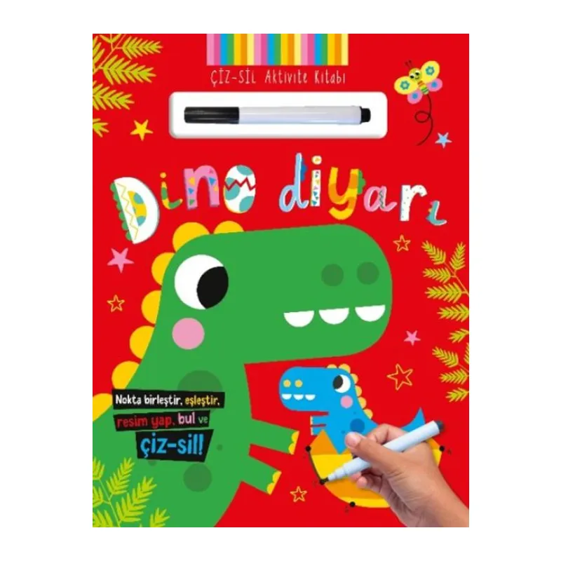 Çiz – Sil Aktivite Kitabı Dino Diyarı