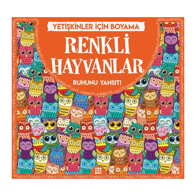 Renkli Hayvanlar - Yetişkinler İçin Boyama