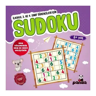 Sudoku 8+ Yaş - İlkokul 3. ve 4. Sınıf Öğrencileri İçin