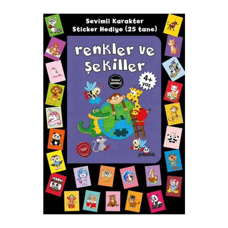 lı 4+ Yaş Renkler ve Şekiller