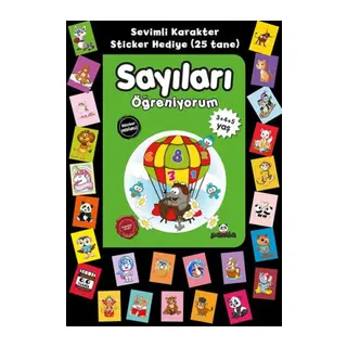 lı 3+4+5 Yaş Sayıları Öğreniyorum