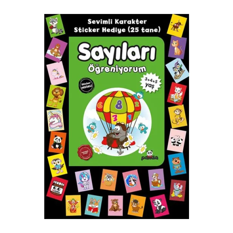 lı 3+4+5 Yaş Sayıları Öğreniyorum