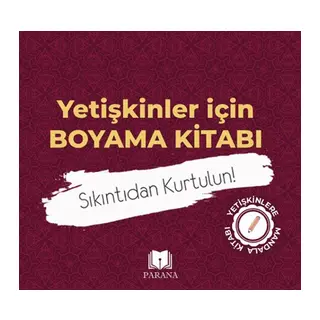 Yetişkinler İçin Boyama Kitabı-Mandala