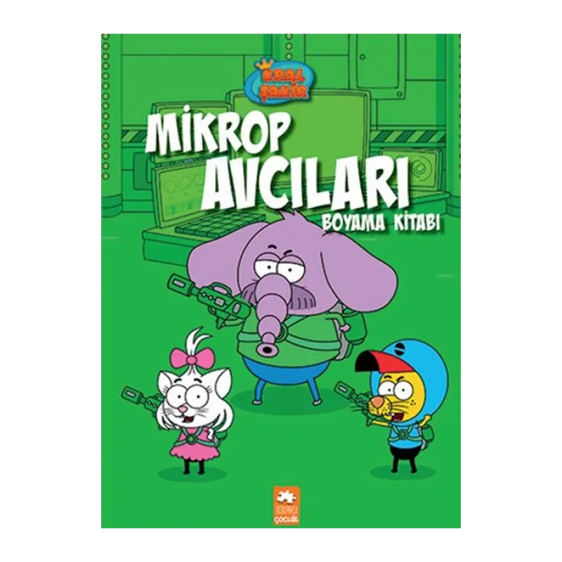 Mikrop cıları Boyama Kitabı
