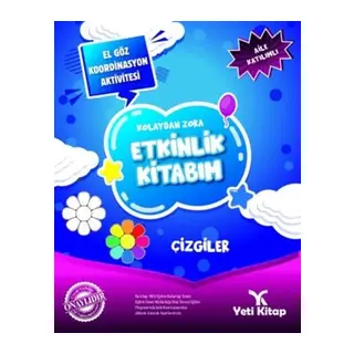 Kolaydan Zora Etkinlik Kitabım - Çizgiler