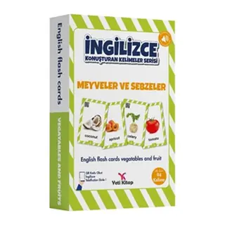 İngilizce Kelime Kartları - Meyveler ve Sebzeler