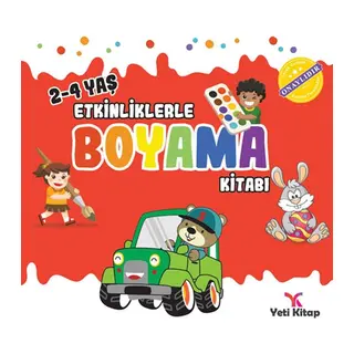 Etkinliklerle Boyama Kitabı 1 - (2-4 Yaş)