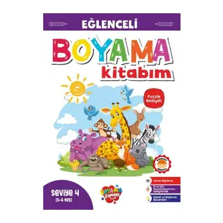 Eğlenceli Boyama – Seviye 4 (5-6 Yaş)