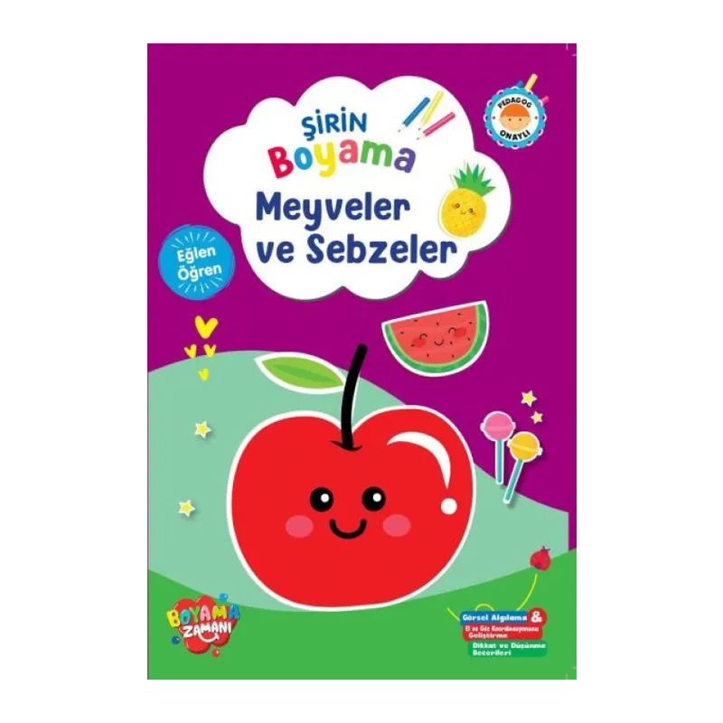 Şirin Boyama – Meyveler ve Sebzeler