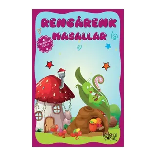 Çuklar için Hayal ve Odak Geliştirici Rengarenk Masallar Frambuaz