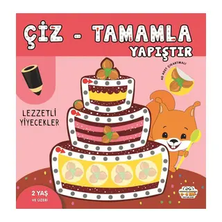 Çiz-Tamamla-Yapıştır Lezzetli Yiyecekler