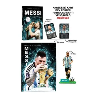 Messi - Sahanın Yıldızları - 3D Biblo li!