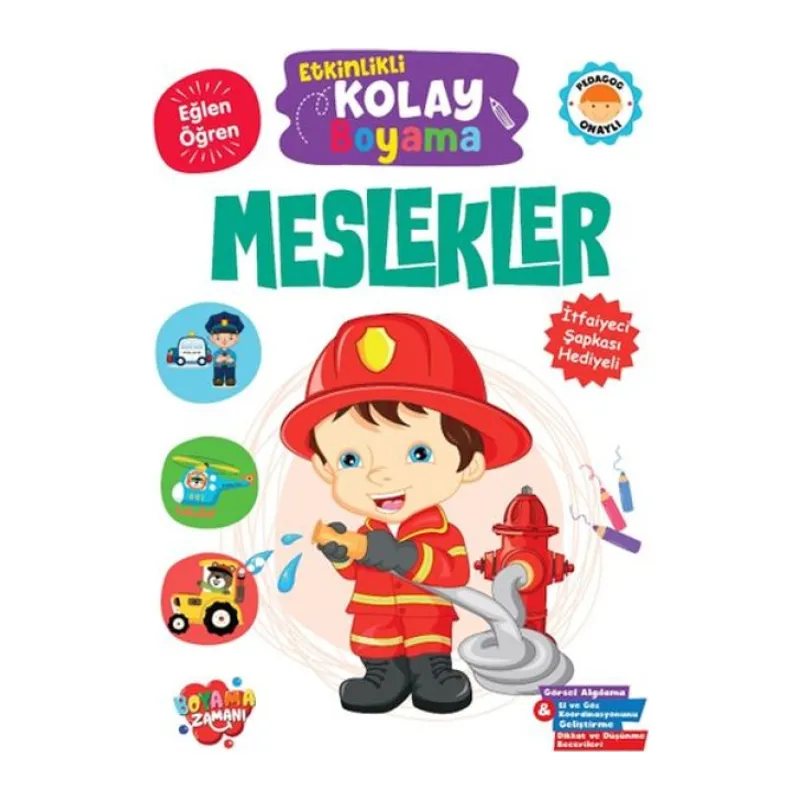 Etkinlikli Kolay Boyama – Meslekler