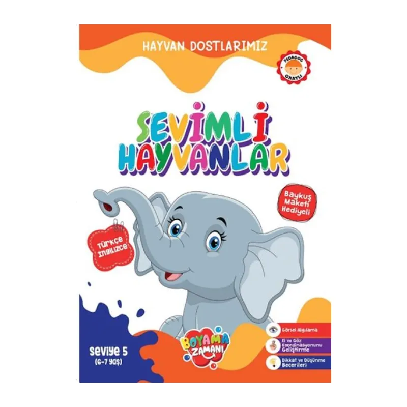 Hayvan Dostlarımız - Sevimli Hayvanlar Seviye 5 (6-7 Yaş)