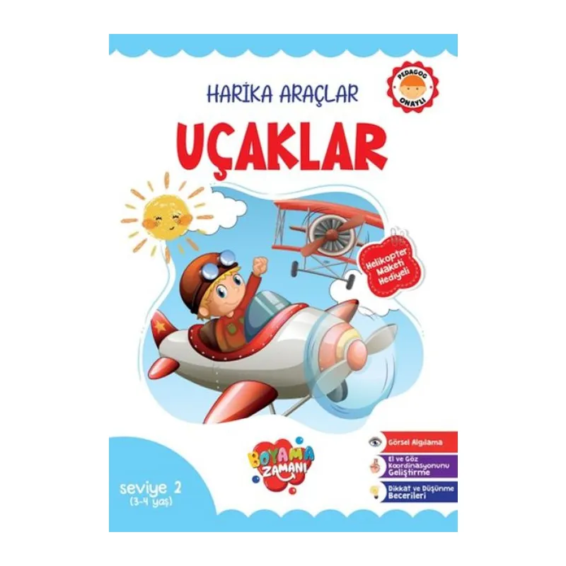 Harika Araçlar – Uçaklar Seviye 2 (3-4 Yaş)