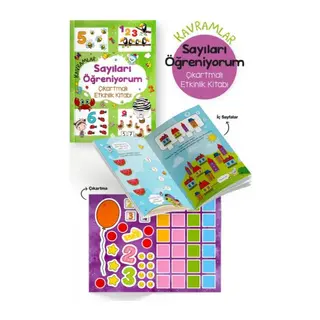Kramlar – Sayıları Öğreniyorum – Çıkartmalı Etkinlik Kitabı - 3 Yaş +
