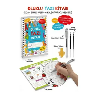Oluklu Yazı Kitabı (anetil) / Uçan Sihirli m ve m Tutucu li
