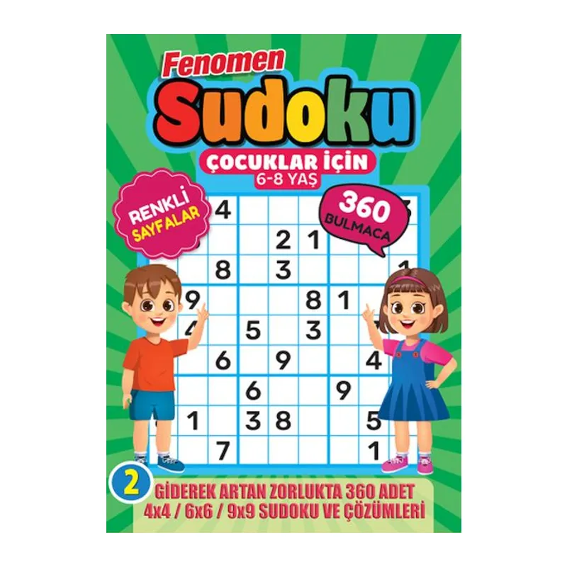 Fenomen Çuklar İçin Sudoku 6-8 Yaş -2