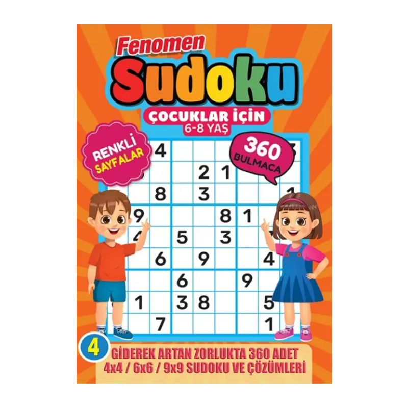 Fenomen Çuklar İçin Sudoku 6-8 Yaş -4