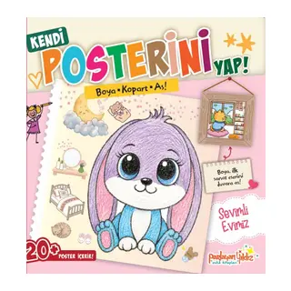 Kendi Posterini Yap! Boya Kopart As! Sevimli Evimiz