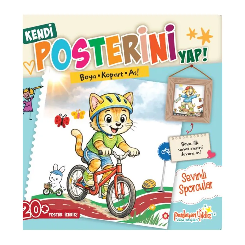 Kendi Posterini Yap! Boya Kopart As! Sevimli Sporcular