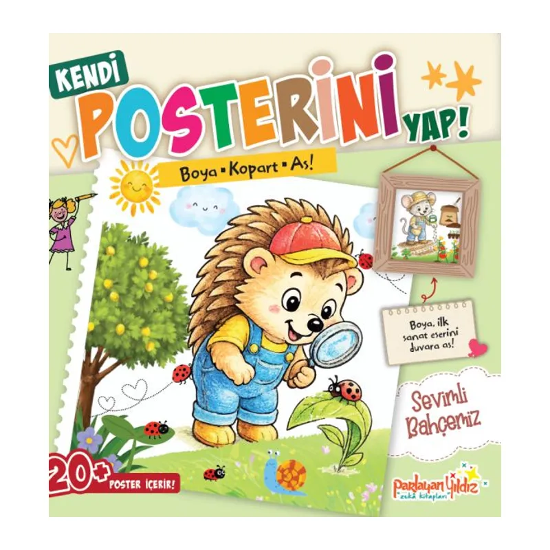 Kendi Posterini Yap! Boya Kopart As! Sevimli miz