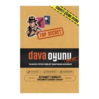 Da Oyunu - Kıyamet Tarikatı Ercüment Karabey Dası